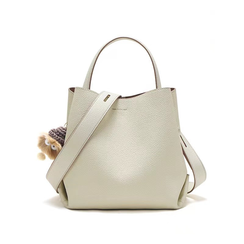 Amora Top Handle - White