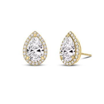 Pear Stud Earrings