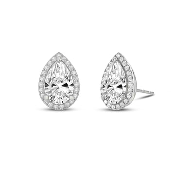 Pear Stud Earrings
