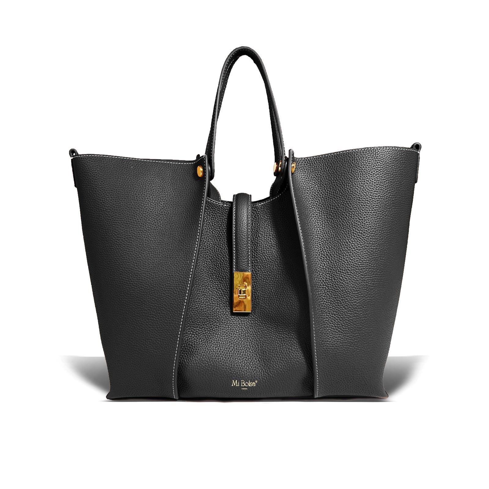 Wharf Tote/Shoulder Bag- Black