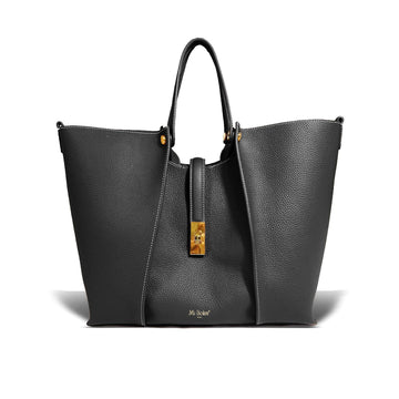 Wharf Tote/Shoulder Bag- Black